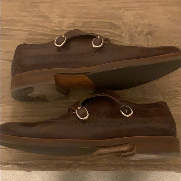 Gently Used Size 10 Double Monk Cole Hann shoe main image 5